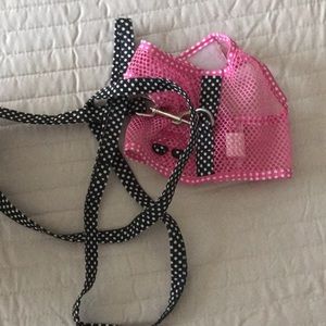 COPY - Sunglasses 🕶 Dog Harness with matching polka dot leash 🐾🐾